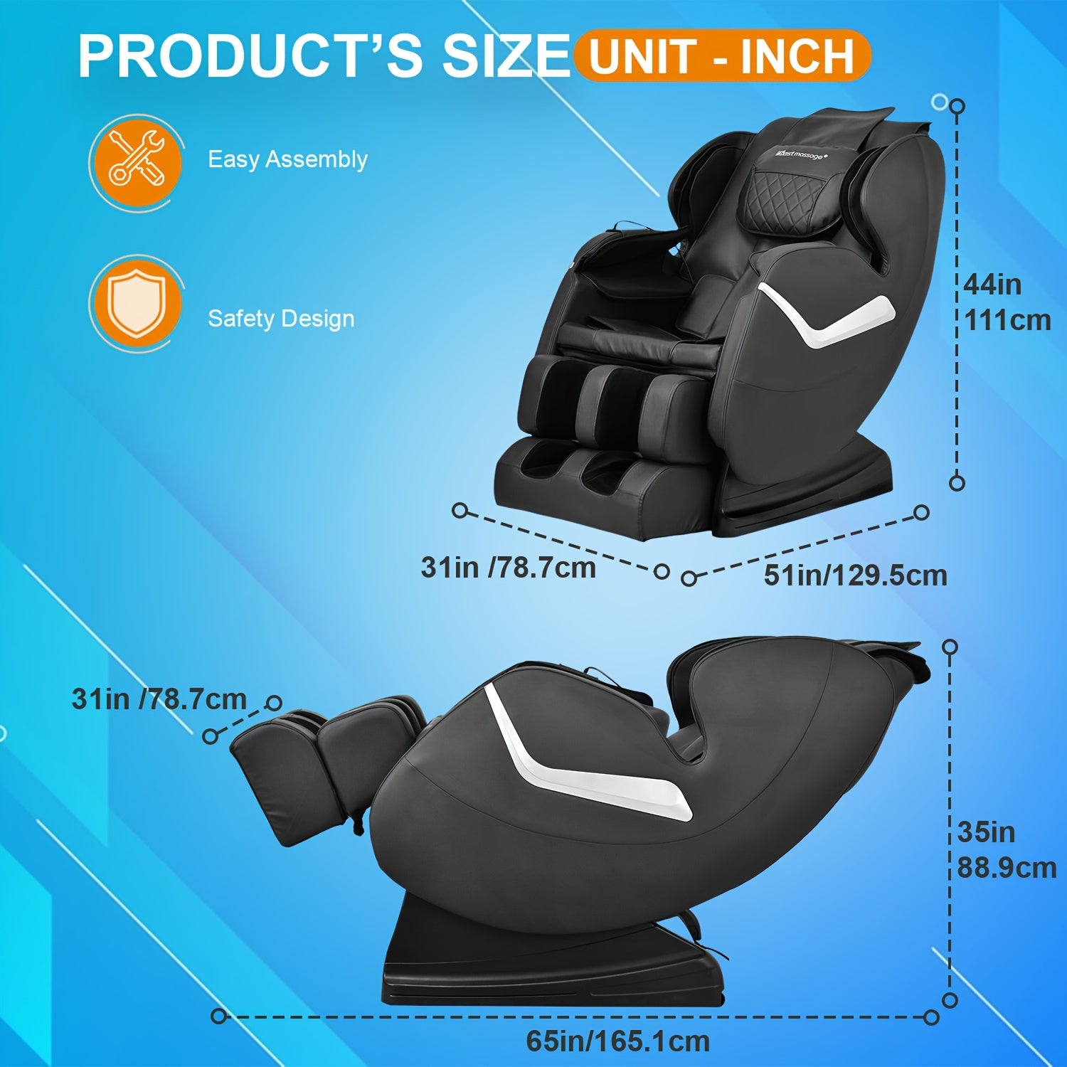 Zero Gravity FullBody Electric Shiatsu Massage Chair