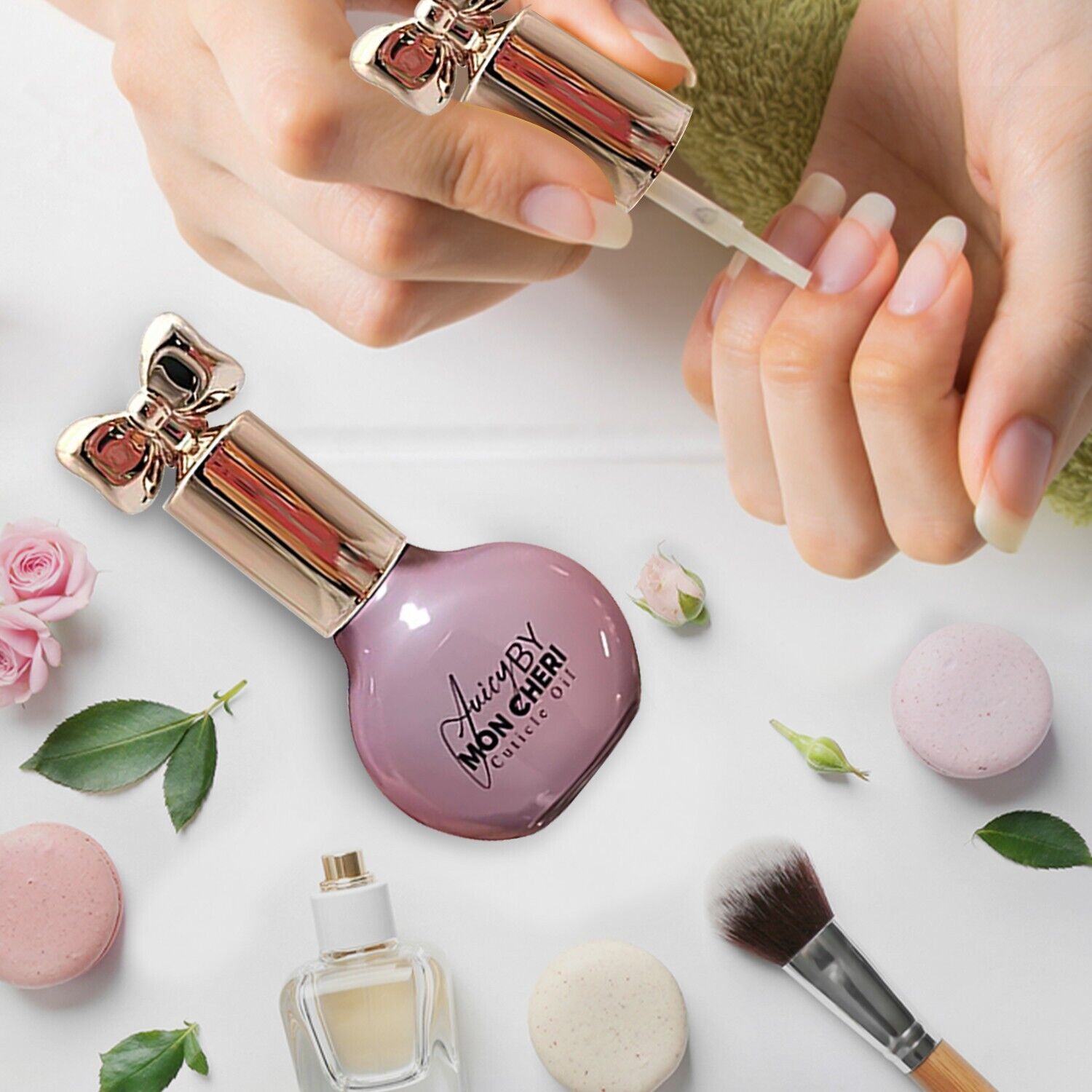 Cuticle Oil Nail Peach Strawberry Lemonade w black seed oil Juicy By Mon Cheri