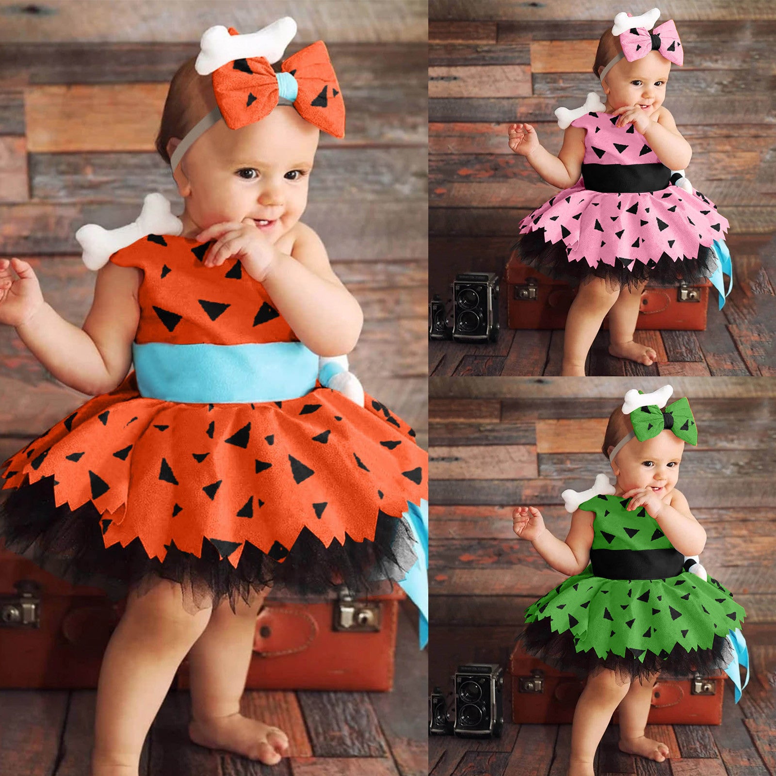 Girls' Fashion Simple Halloween Mesh Costume Suit โ Stylish & Comfortable