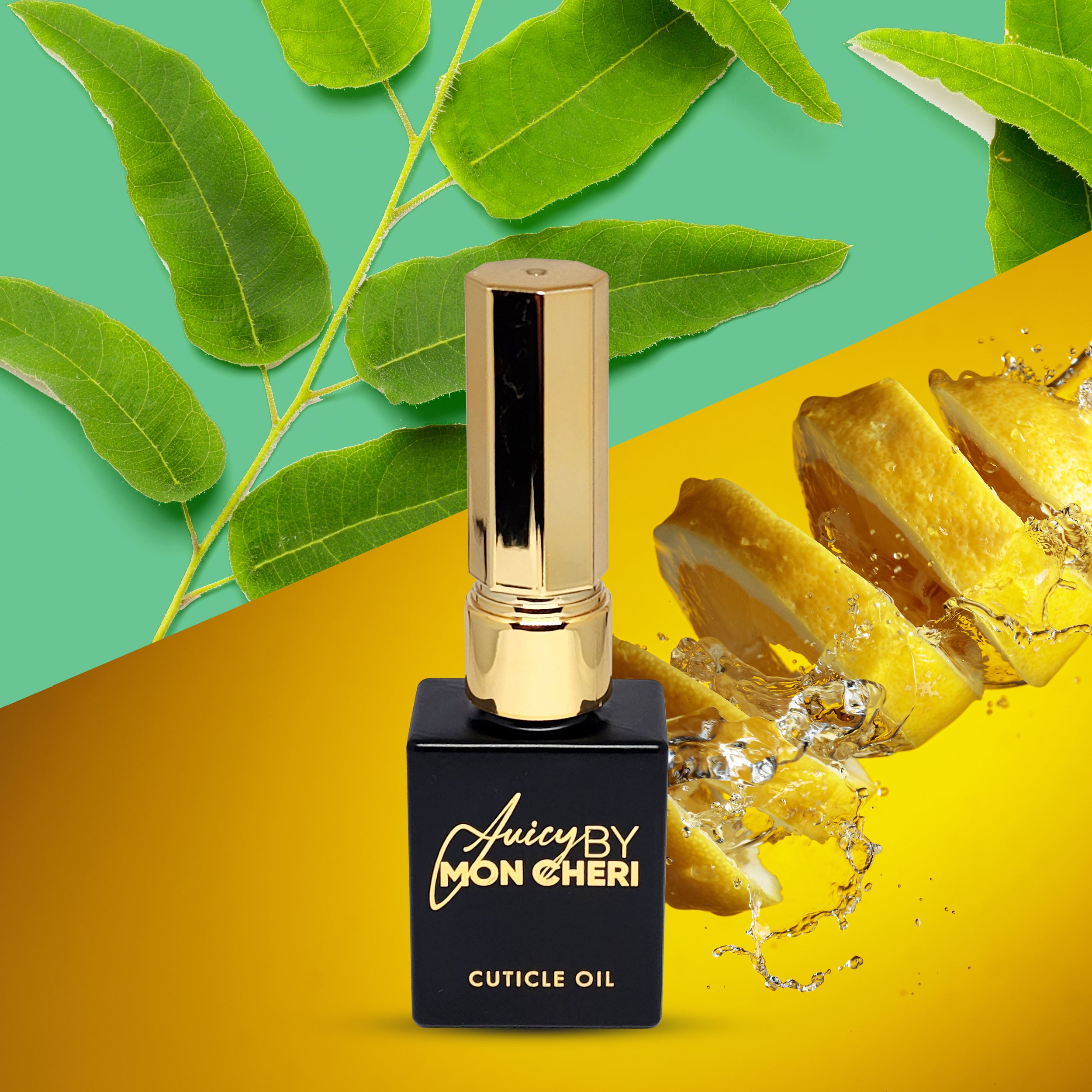 Lemon Eucalyptus cuticle oil ( Golden touch model) Juicy By Mon Cheri
