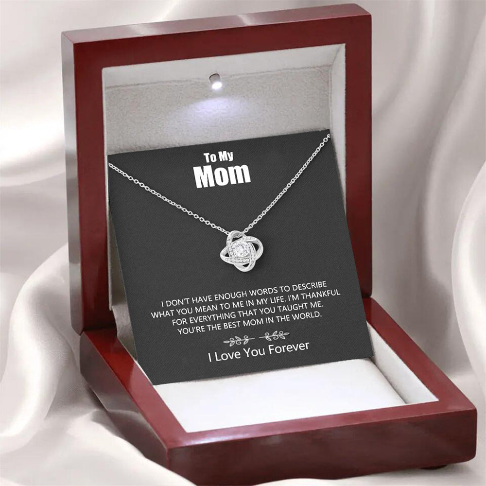 Light Luxury Minority Design Mother's Day Gift Four-leaf Clover Necklace