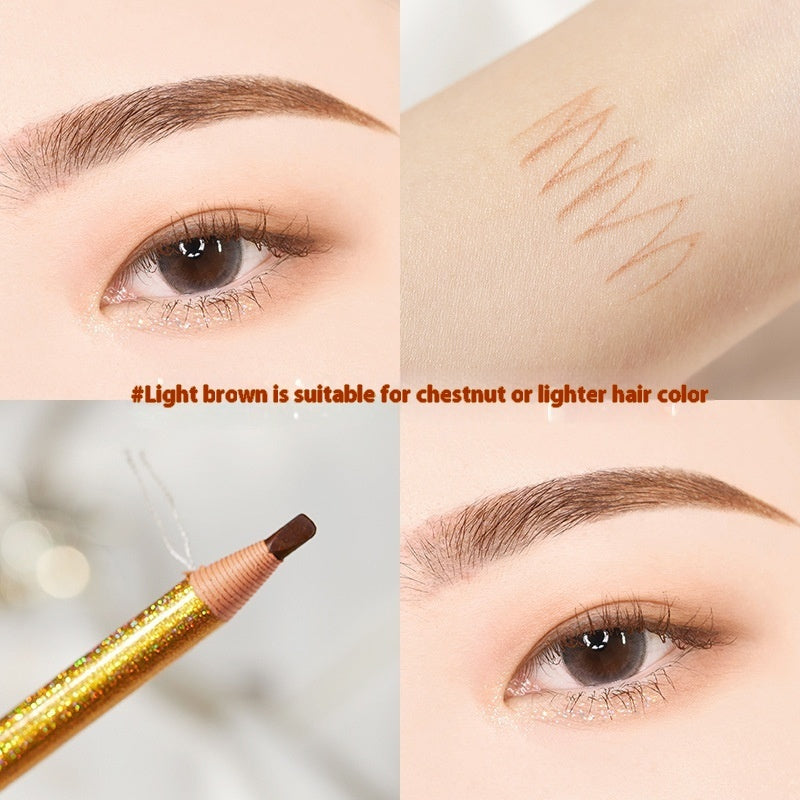 Wooden Hard Core Line Drawing Eyebrow Pencil Waterproof Not Smudge