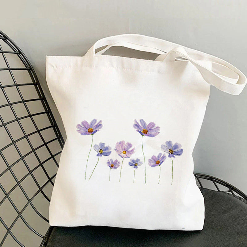 Printed Canvas Personalized One Shoulder Women's Fashionable Handbag