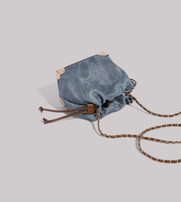 Simple And Versatile Water Bucket Crossbody Bag