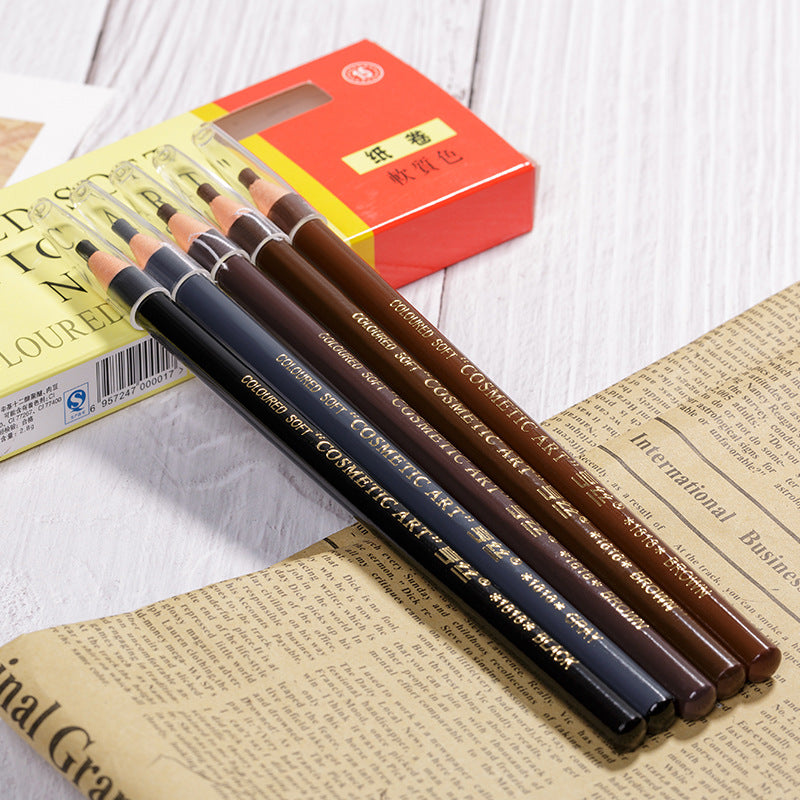 Wooden Hard Core Line Drawing Eyebrow Pencil Waterproof Not Smudge