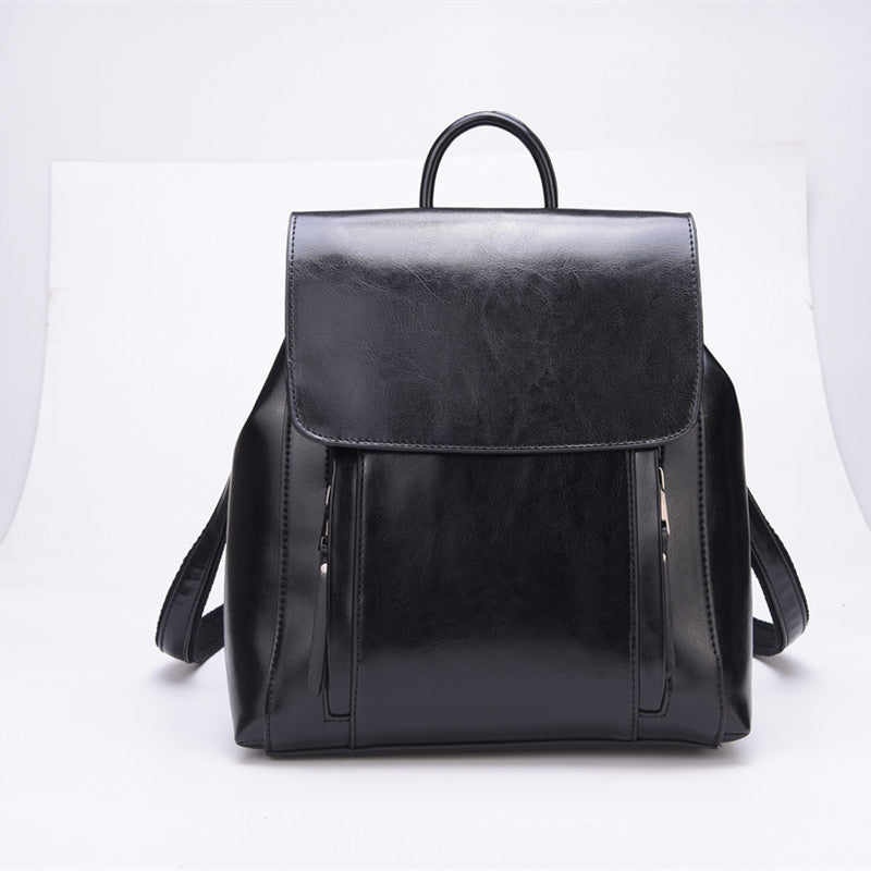 New Women's Fashion Leather Multi-functional Backpack