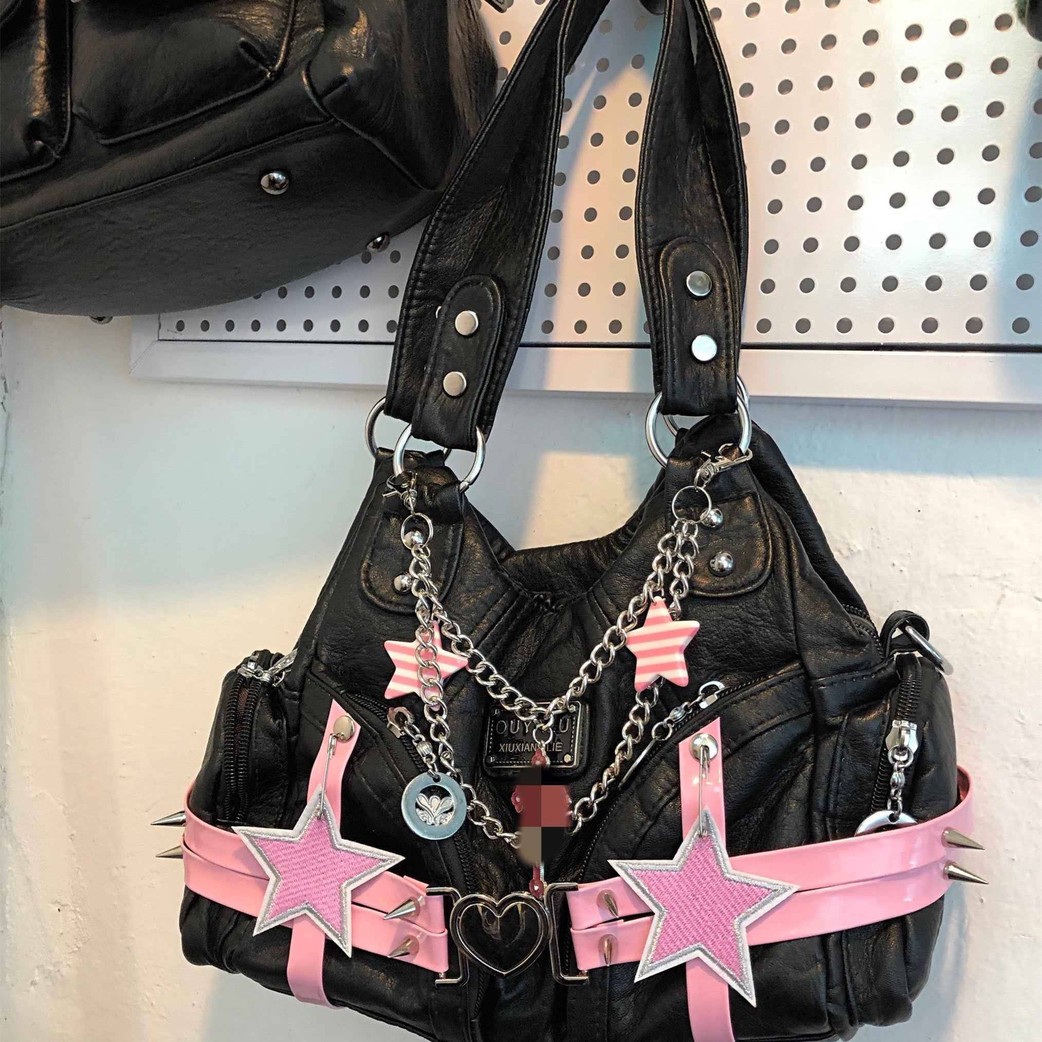 Special-interest Design Belt Star Girl Hot Girl Shoulder Bag