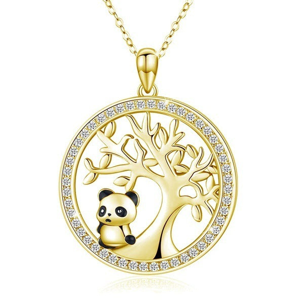 Panda pendant necklace