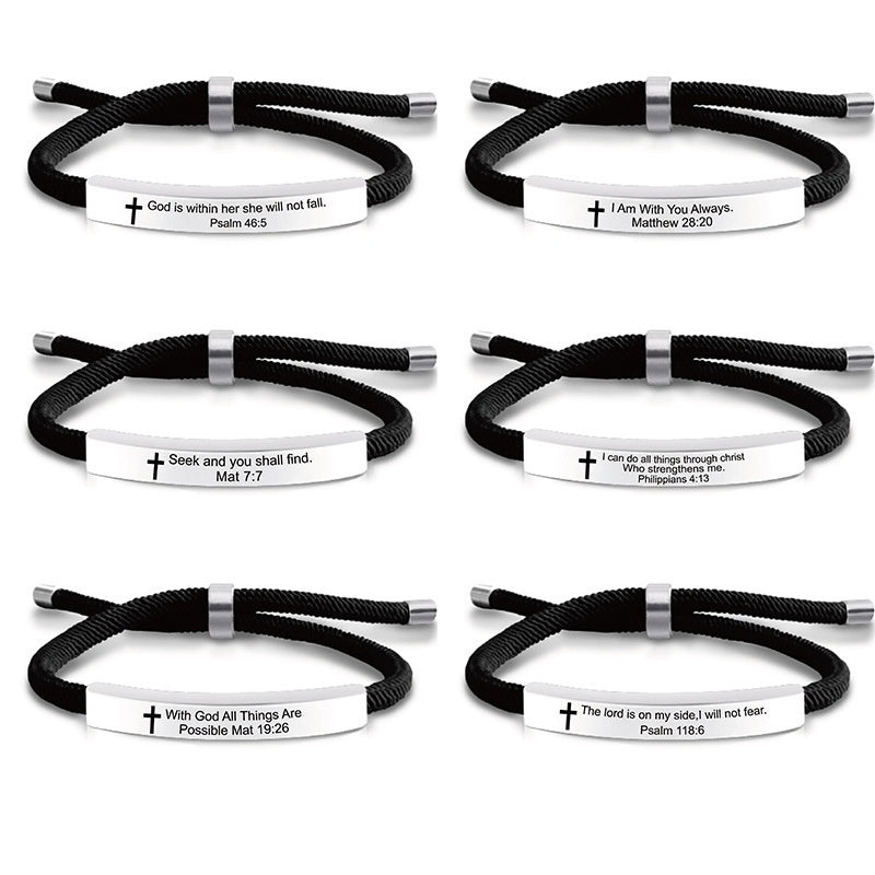 Fashion Simple Stainless Steel Woven Bracelet