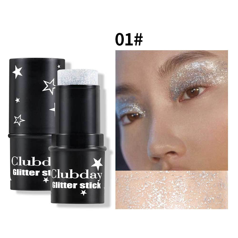 Makeup Sequins Eye Shadow Stick Colorful Stage Makeup Body Sequins Integrated Multi-purpose