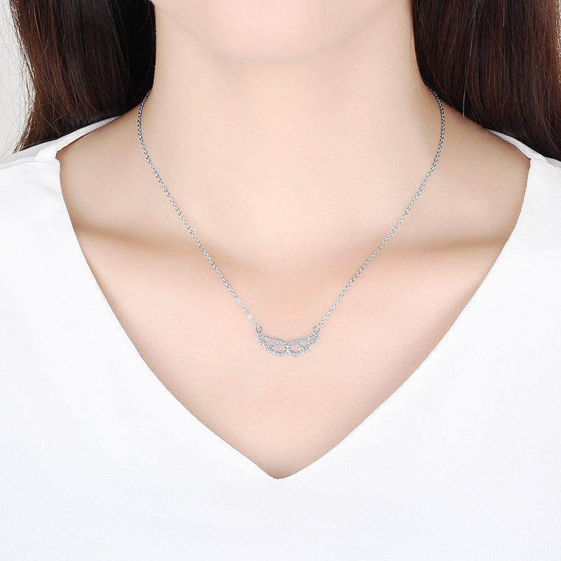 Angel Wing Necklace Korean Simple Angel Wing Pendant Necklace