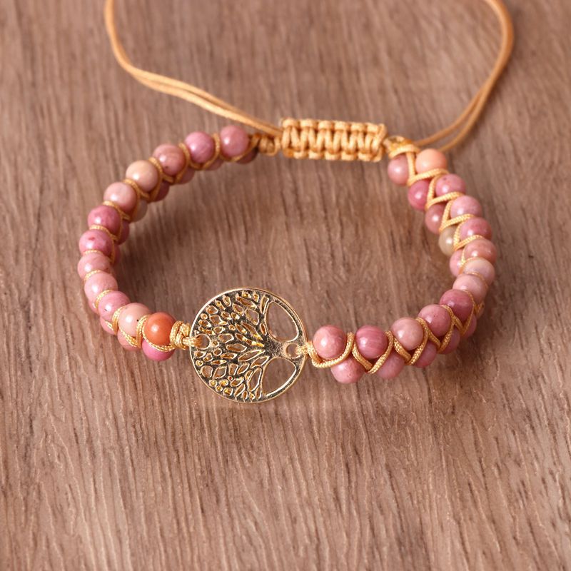 Natural Agate Beads, Hand-woven Yoga Friendship Lover Bracelet