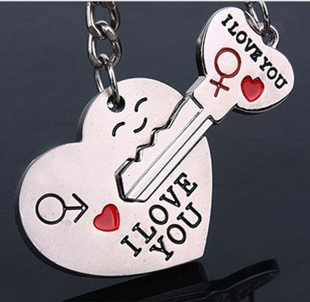 One Arrow Pierced Heart Lovers Zinc Alloy Keychain Lovers