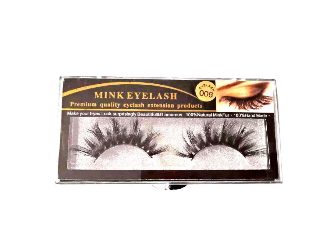 3D mink hair false eyelashes natural thick European and American wholesale handmade eyelashes