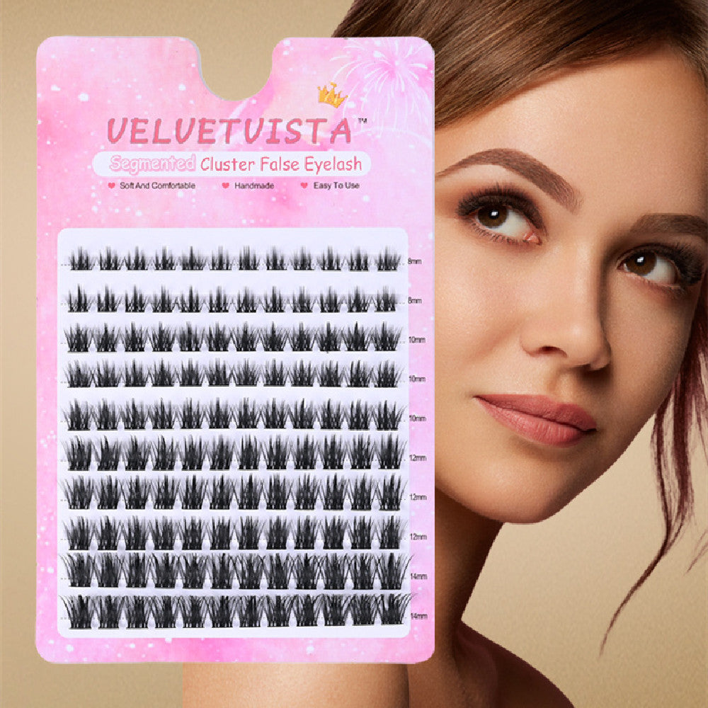 Ten Rows Of W50 False Eyelashes Capacity Segmented Hair
