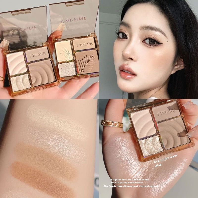 Matte Brightening Highlight Eyeshadow Four Colors