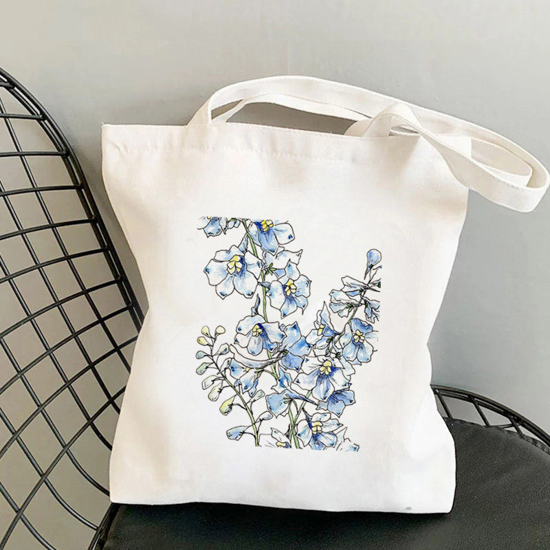 Printed Canvas Personalized One Shoulder Women's Fashionable Handbag