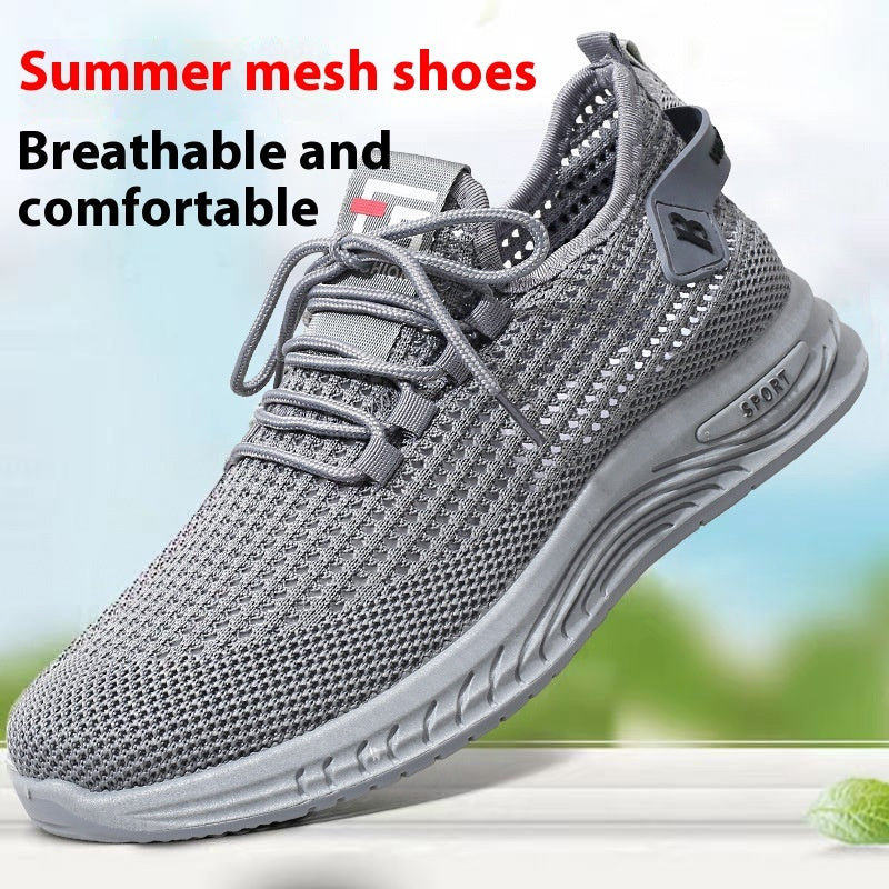 Summer Men's Leisure Pajamas Soft Bottom Mesh Shoes