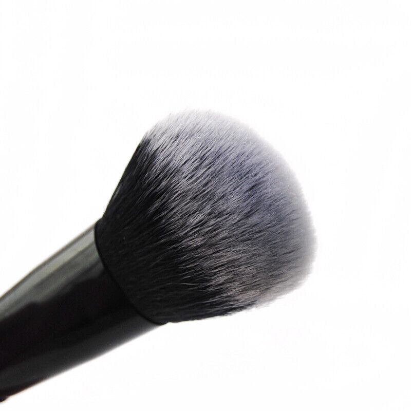 15Pcs Black Make Up Brushes Woman Set With Bag Foundation Eyeliner Eyeshadow