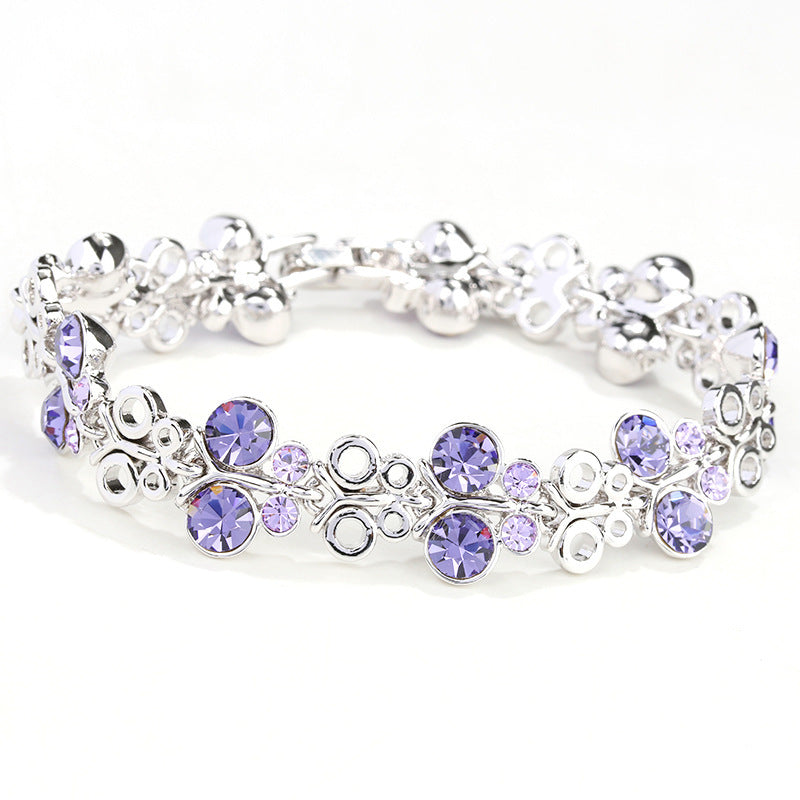 Women's Fashion Love Of Butterfly Crystal Bracelet