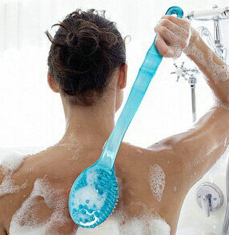 Long Handle Back Brush Back Body Bath Shower Sponge Scrubber Bath Brushes Exfoliating Scrub Skin Massage Exfoliation Bathroom