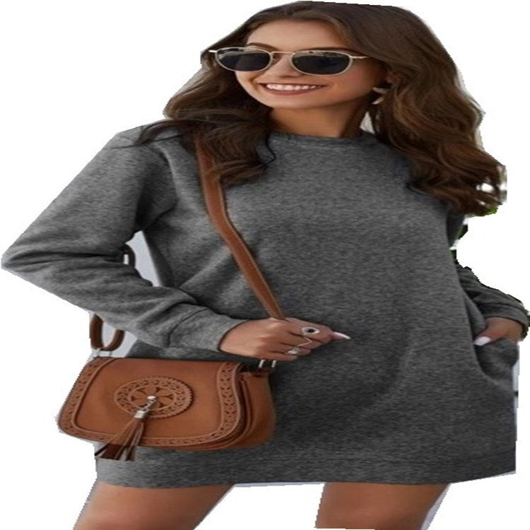 Explosion style long sleeve sweater women long slim fit
