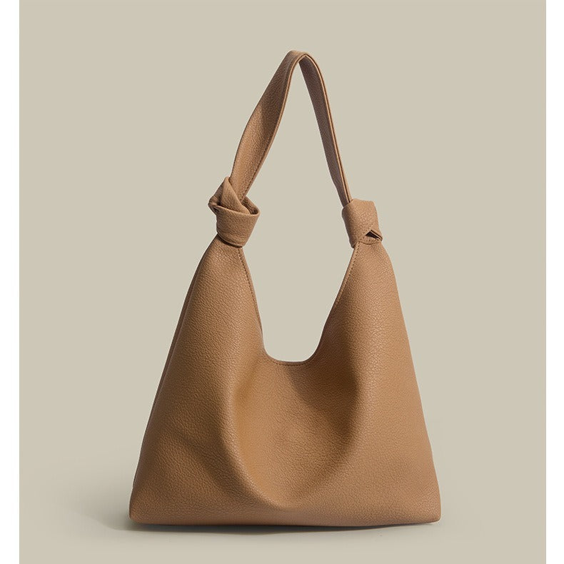 Soft Leather Tote Big Bag Fashion Simple Shoulder Bag
