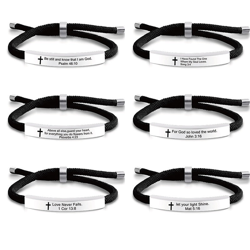 Fashion Simple Stainless Steel Woven Bracelet