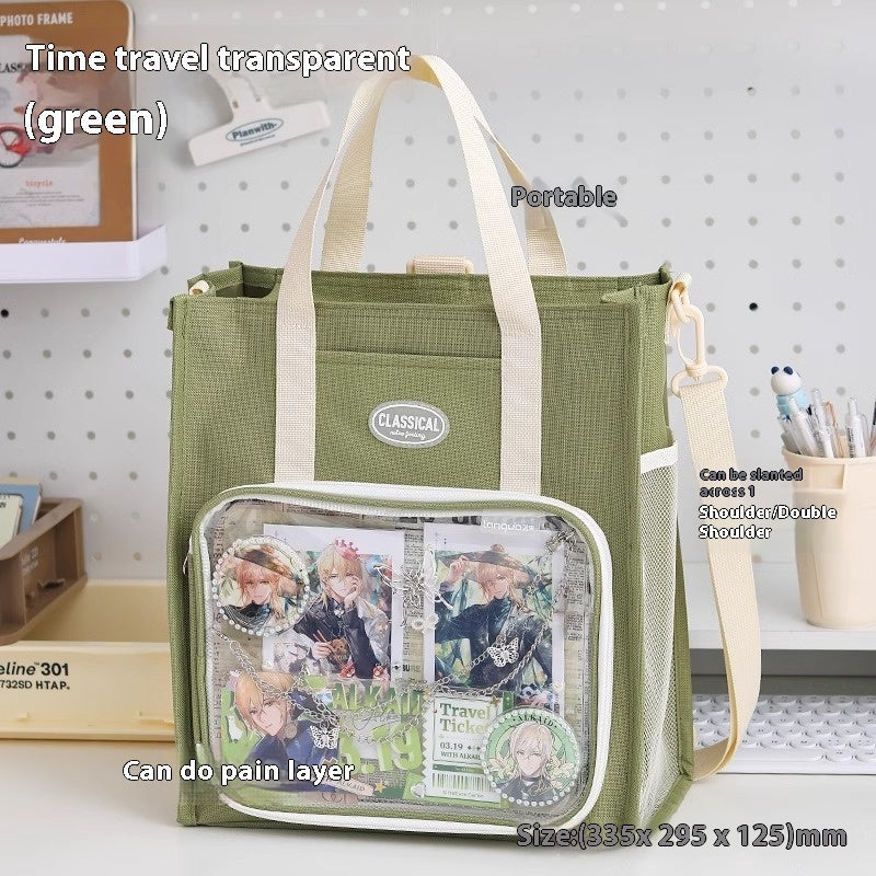 Remedial Bag Students Carry Books Remedial Bag Transparent Anime