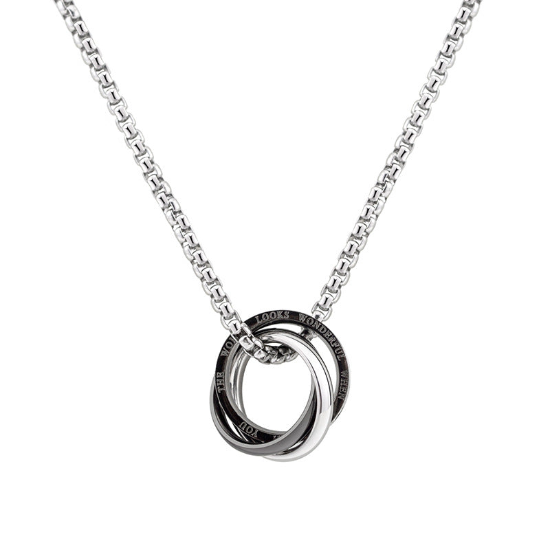 Women's Long Titanium Steel Necklace