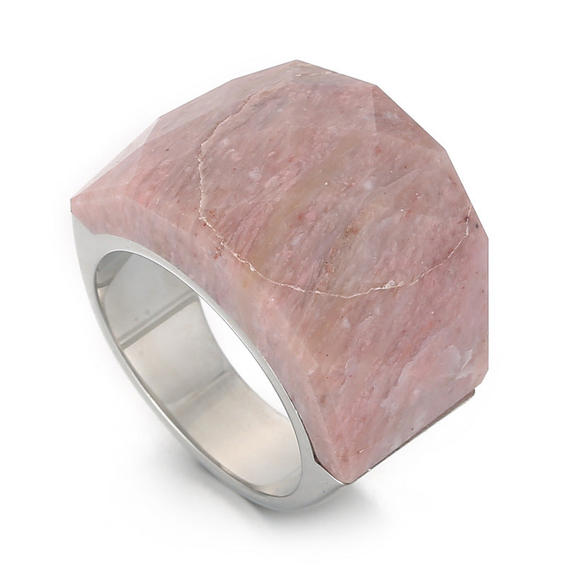 Women's Fashion Natural Stone Ring