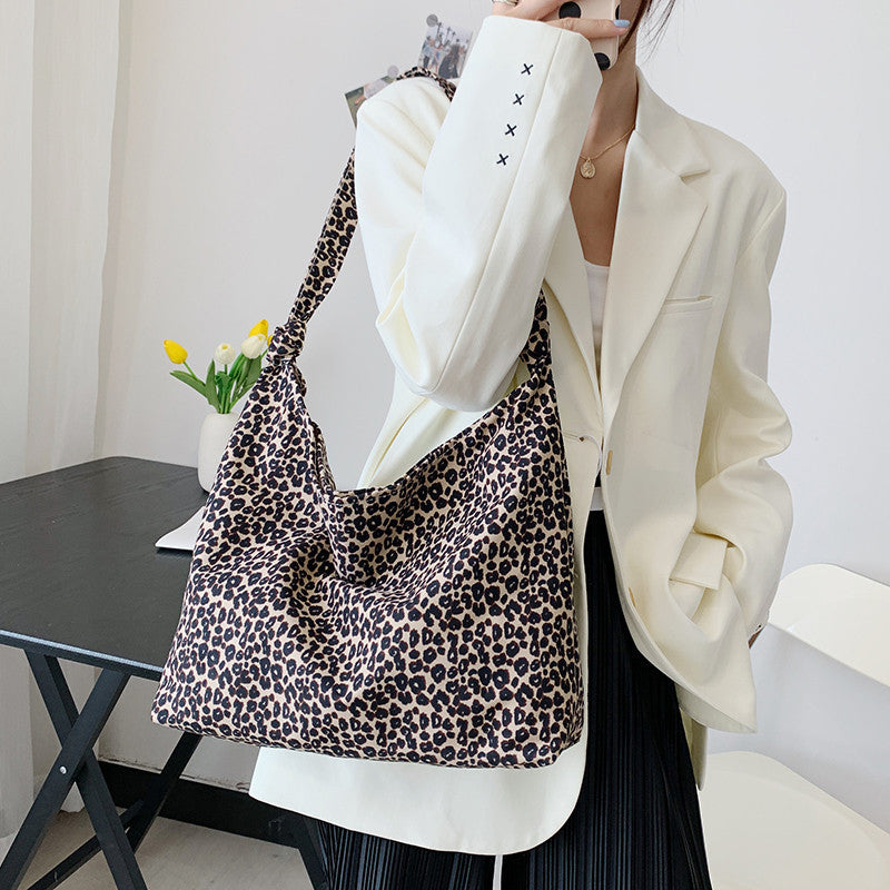 Women's Large-capacity Leopard Print Fashion Shoulder Bag