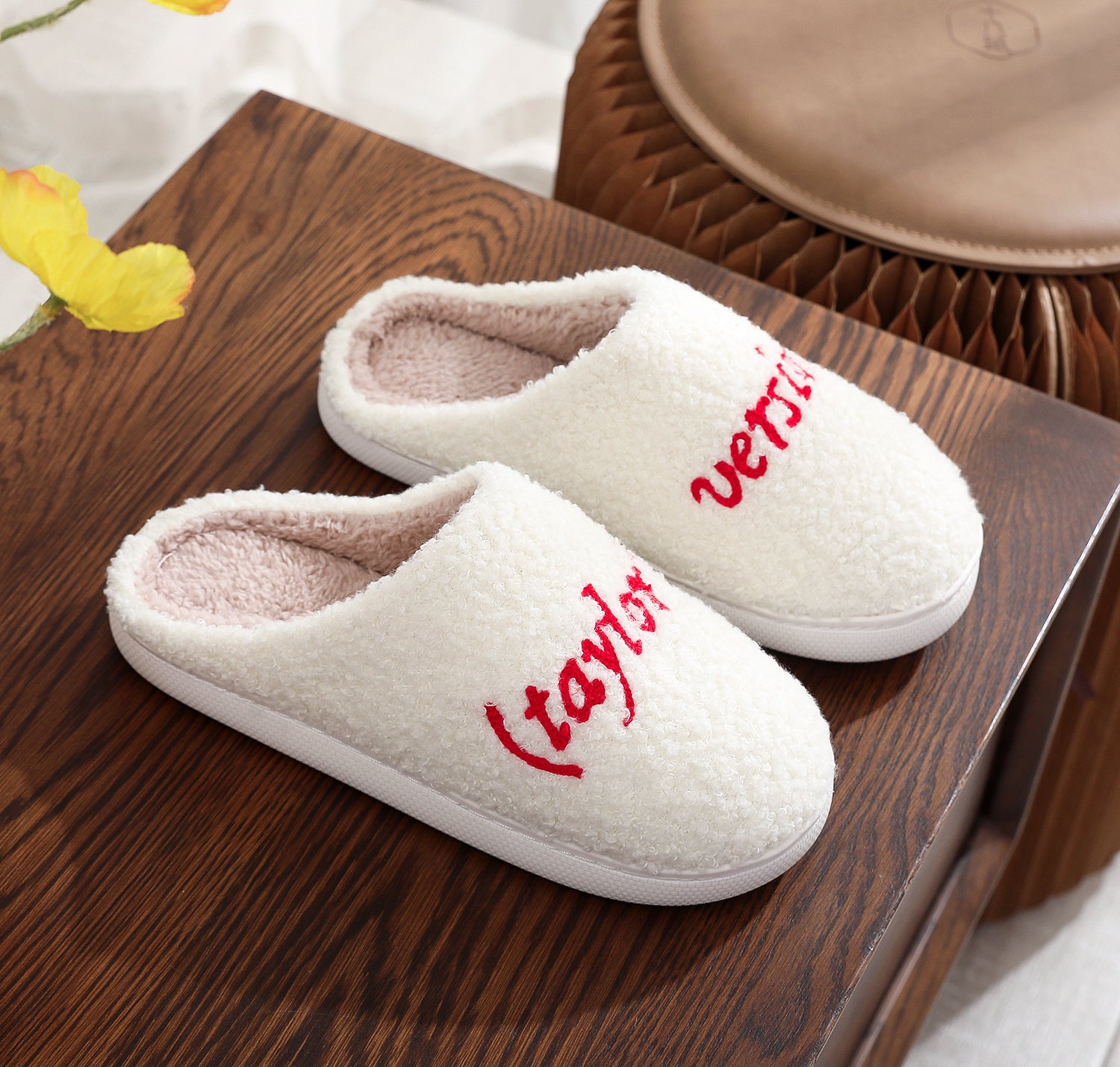 Cotton Slippers Spring Cotton Thick Plush Home Slippers