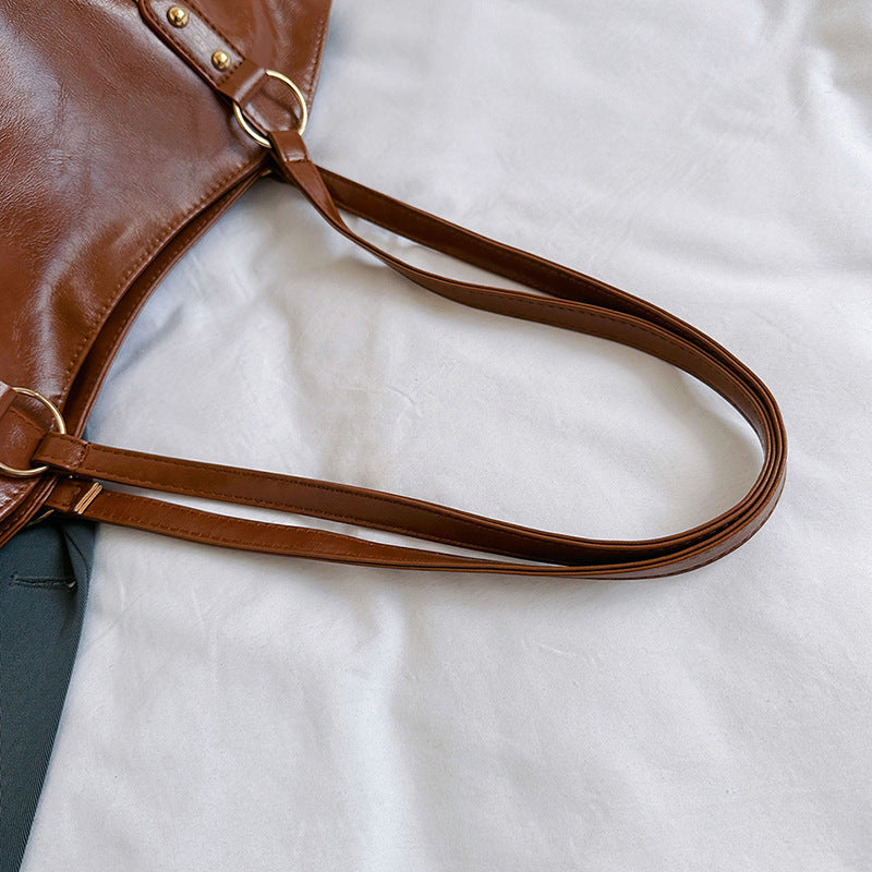 Women's Retro Fashion Large Capacity Shoulder Bag