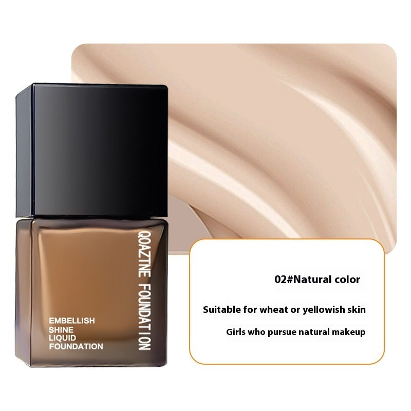Small Square Liquid Foundation No Pink Oil Control And Waterproof Sweat-proof Brightening