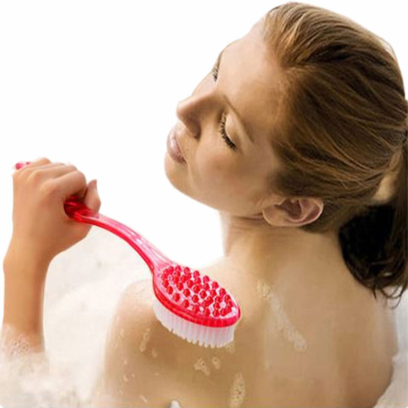 Long Handle Back Brush Back Body Bath Shower Sponge Scrubber Bath Brushes Exfoliating Scrub Skin Massage Exfoliation Bathroom