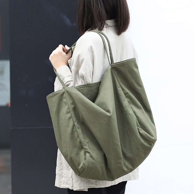 Women Handbags High Capacity Shoulder Bags For Shopping Canvas Totes