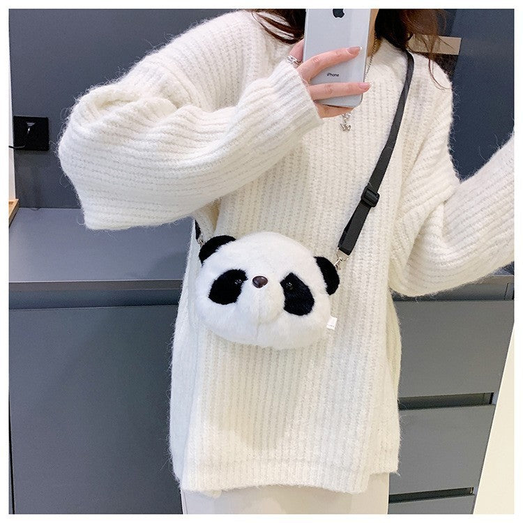 Panda Backpack Doll Phone Shoulder Bag Plush Toy