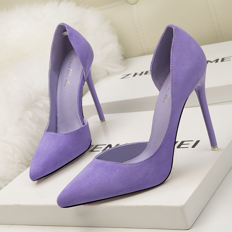 Women's Low-cut Pointed-toe Side Hollow-out Shoes