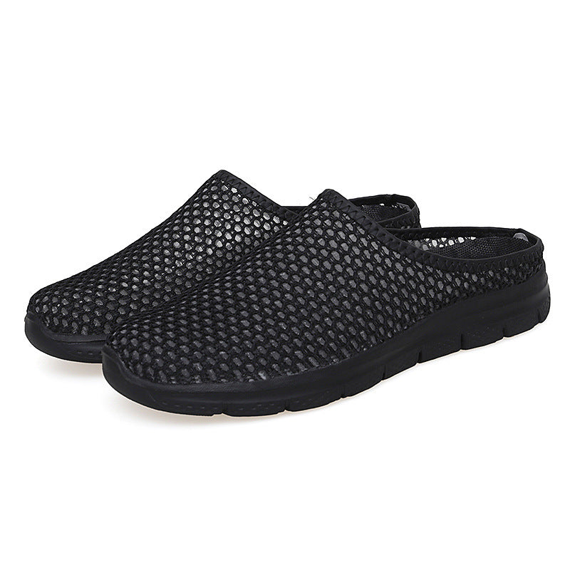 Soft-soled Mesh Surface Breathable One Pedal Couple Style