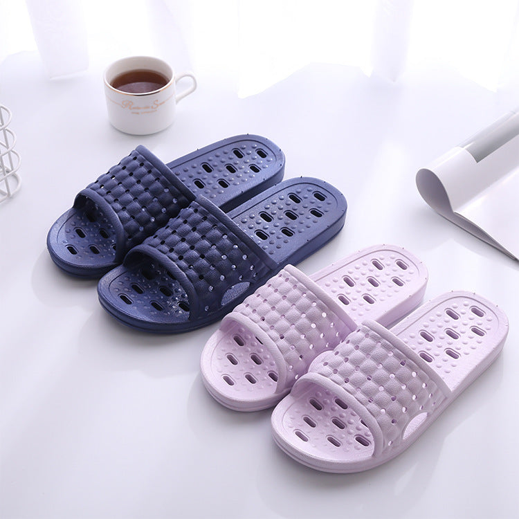 Summer House Shoes Non-slip Hollow Sole Design Floor Bathroom Slipper For Women Men
