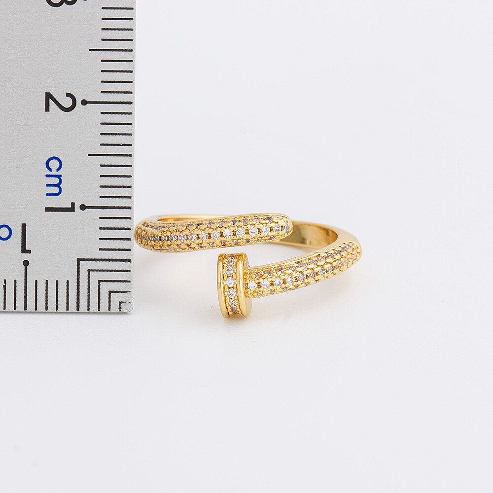 Personalized nail ring