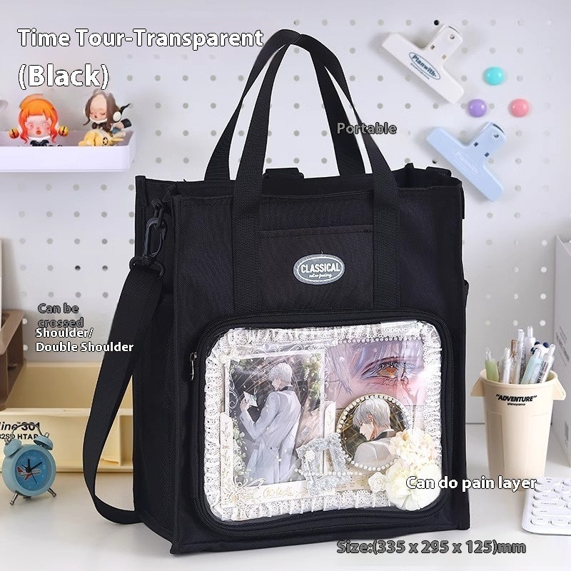 Remedial Bag Students Carry Books Remedial Bag Transparent Anime