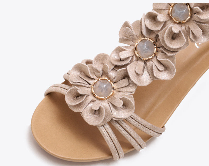 Women's Summer New Flower Roman Shoes
