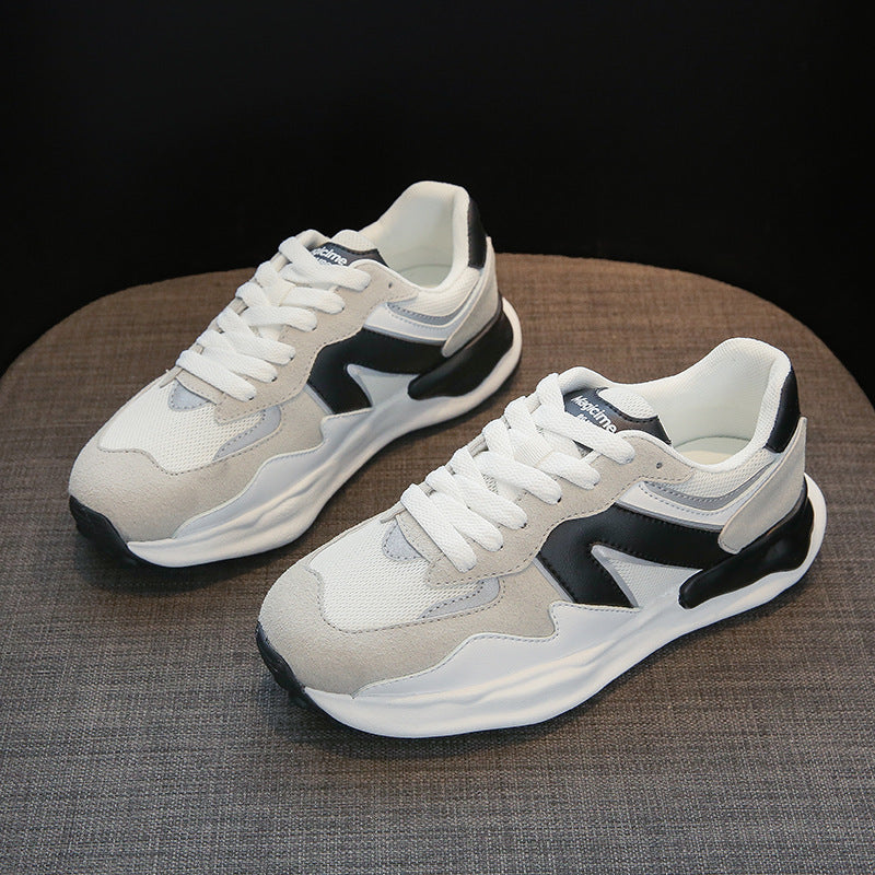 Autumn New Ins Korean Style Breathable White Shoes For Women
