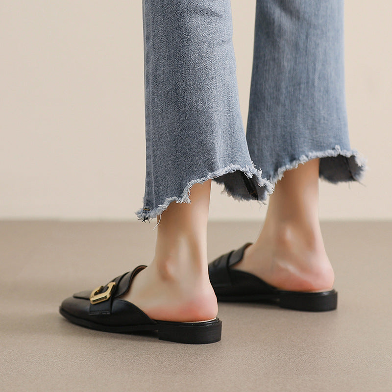 Retro Style Slip-on Women's Slippers