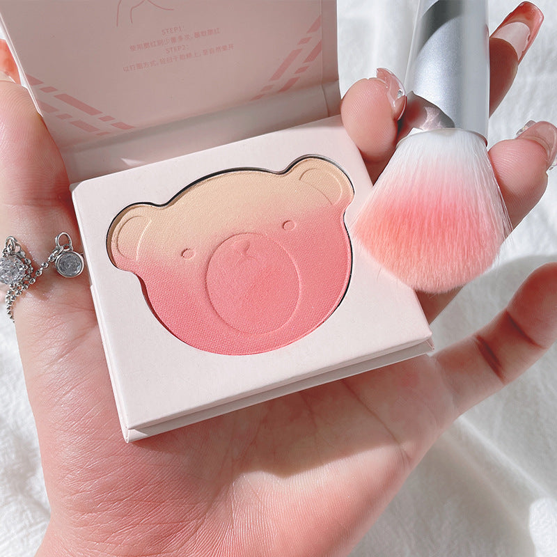 Bear Series Gradient Blush Is Not Easy To Fly Powder