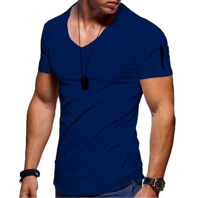 Men's Short Sleeve Cotton Casual T-shirt