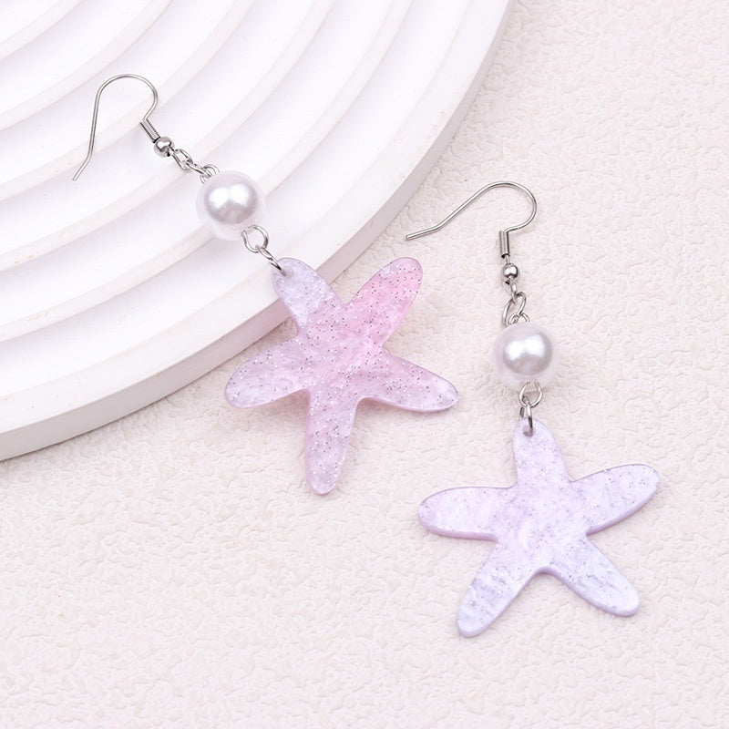 Seaside Vacation Style Series Beach Starfish Shell Earring Bracelet Anklet
