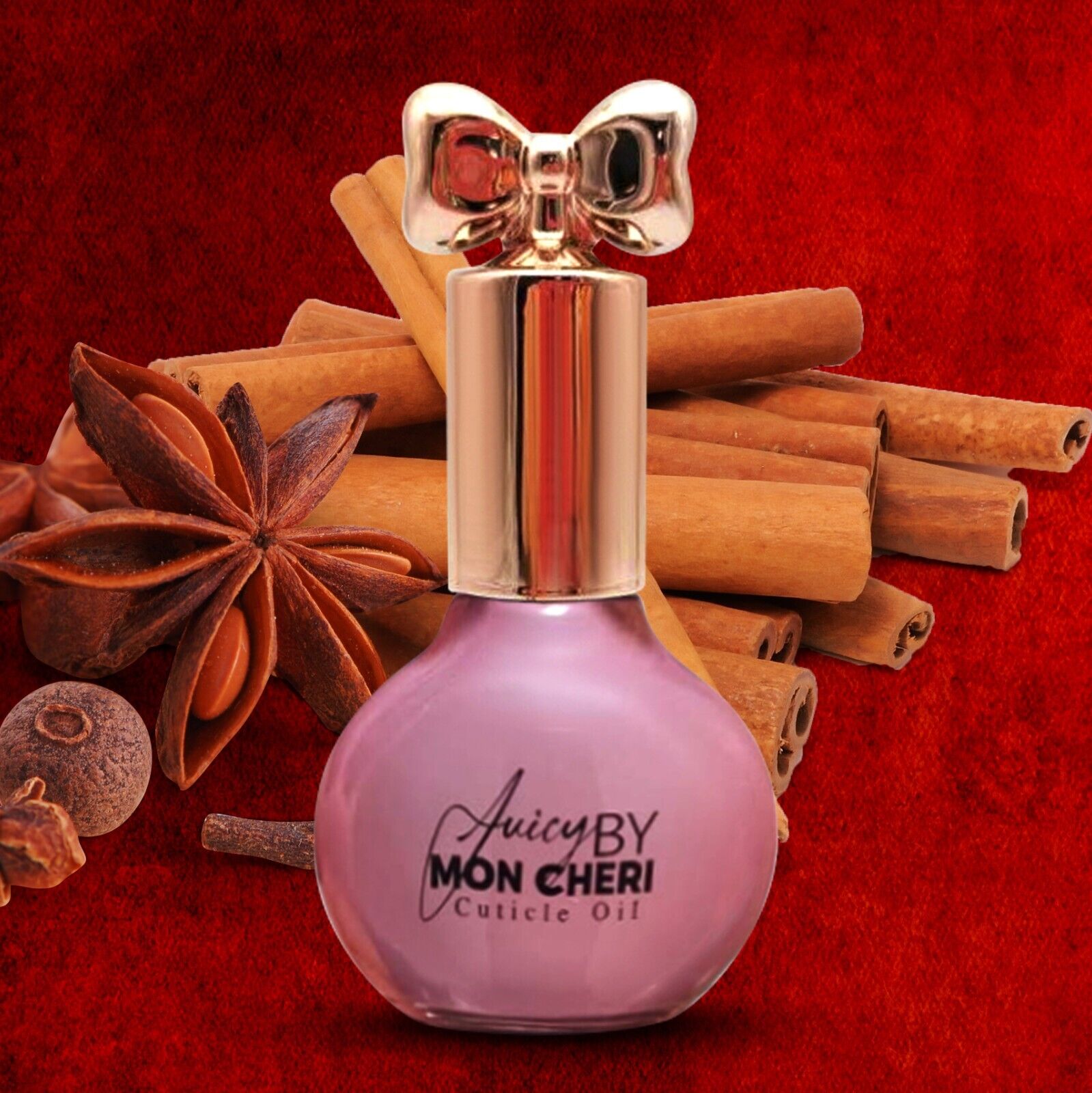 Cuticle Oil Nail Peach Strawberry Lemonade w black seed oil Juicy By Mon Cheri 